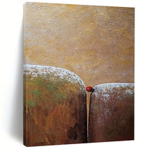 Load image into Gallery viewer, Subtle Connection - Earth - Toned Abstract Acrylic Work, Suited for Cozy Bedrooms and Rustic - Style Studies DTP033