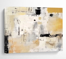 Load image into Gallery viewer, Neutral Tones Abstract Geometric Shapes Abstract acrylic painting DLZ061