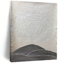 Load image into Gallery viewer, Black & White Textured Abstract Painting, Perfect for Industrial - Chic Loft & Modern Gallery Wall LargeART1960