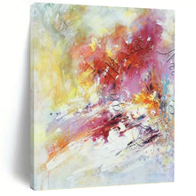 Load image into Gallery viewer, Vibrant Modern Abstract Art for Bohemian Living Room & Artsy Coffee Shop LargeART0929