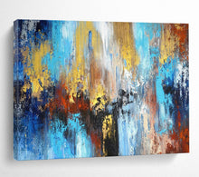 Load image into Gallery viewer, Colorful Abstract Cityscape - For Dynamic Office Spaces LargeART1606
