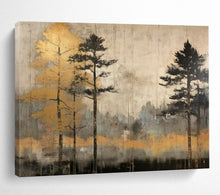 Load image into Gallery viewer, Golden Forest Landscape - Cozy Living Room Art LargeART1575