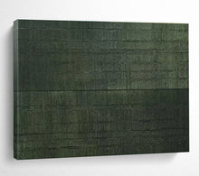 Load image into Gallery viewer, Dark Green Textured Abstract Painting on Canvas - “Mystic Forest” DKH656