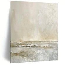 Load image into Gallery viewer, Soft - Toned Seascape Abstract - Fits Coastal Bedroom & Relaxation Nook LargeART2360
