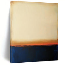 Load image into Gallery viewer, Beige, Orange & Blue Color - Blocked Abstract (Soft) LargeART1951