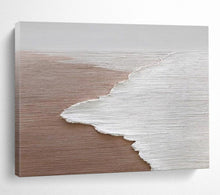 Load image into Gallery viewer, Minimalist Beach Large - scale acrylic painting DLZ178