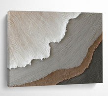Load image into Gallery viewer, Textured Neutral - Tones Abstract Painting for Minimalist Living Room & Calm Office DKH251