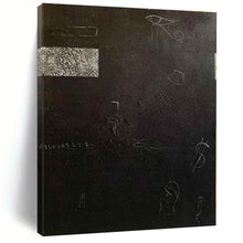 Load image into Gallery viewer, Large - Format Black - White Symbolic Abstract Art for Library & Study Room LargeART0470