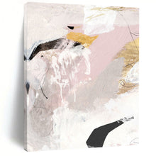 Load image into Gallery viewer, Pink - Gold Urban Elegance – Pinks, Grays, Golds, Blacks in Abstraction DTP188