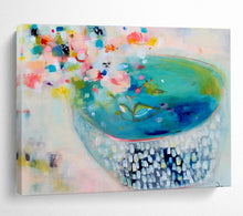 Load image into Gallery viewer, Colorful Floral - Inspired Abstract Art for Cozy Living Room & Feminine Café DKH062