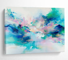 Load image into Gallery viewer, Dreamy Fluid Abstract Canvas Painting DKH486