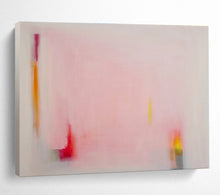 Load image into Gallery viewer, Soft Pink Abstract Minimalist Art for Serene Bedroom & Quiet Reading Nook DKH057