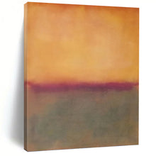 Load image into Gallery viewer, “Orange and Purple Gradient Abstract” - Color - Field Abstract Art on Canvas DKH1602