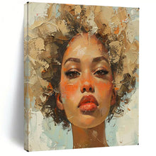 Load image into Gallery viewer, Abstract Painting Textured Hair Woman Art for Bedroom & Boutique Decor LargeART2160