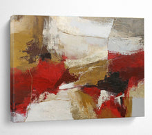 Load image into Gallery viewer, Rustic Energy Abstract Painting with Earth Tones DKH506