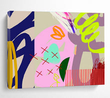 Load image into Gallery viewer, Neon - Hued Abstract Painting for Trendy Nightclub & Modern Art Pop - up DKH200