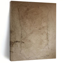 Load image into Gallery viewer, Beige Textured Sketch Art - Perfect for Minimalist Office & Neutral - toned Gallery LargeART0688