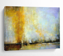Load image into Gallery viewer, Golden Sunset Landscape - Relaxing Living Room Art LargeART1586