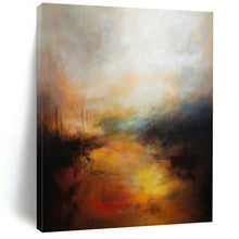 Load image into Gallery viewer, Abstract Painting, Warm - Toned Landscape - Perfect for Living Room & Bedroom Decor LargeART2333