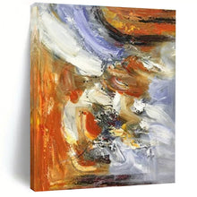 Load image into Gallery viewer, Colorful Abstract Fusion Acrylic Art - Suited for Bohemian - style Bedroom & Artistic Studio LargeART0619