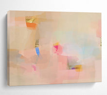 Load image into Gallery viewer, Pastel - Toned Abstract Minimalist Painting for Scandinavian Nursery & Calm Office DKH033