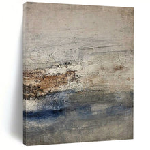 Load image into Gallery viewer, Grey - Blue Muted Abstract Acrylic Art, Suited for Hallway & Studio Spaces LargeART0976