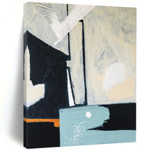 Load image into Gallery viewer, Monochrome Abstract with Pops of Color - Perfect for Modern Dining Room & Art - Filled Library LargeART2378