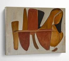 Load image into Gallery viewer, Abstract Shapes in Warm Tones - Modern Living Room or Office Art LargeART1492