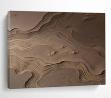 Load image into Gallery viewer, Textured Beige Sand Dunes Abstract acrylic painting DLZ095