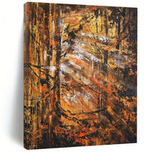 Load image into Gallery viewer, Autumn Forest Abstraction Art for Rustic Cabin & Nature - Themed Restaurant LargeART0921