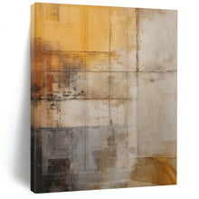 Load image into Gallery viewer, Warm - Hued Textured Abstract Acrylic Art, Perfect for Cozy Reading Nook & Rustic Dining Area LargeART1055