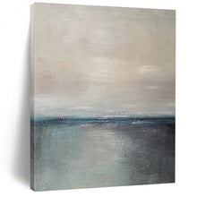 Load image into Gallery viewer, Sea of Serenity - Soft - Toned Abstract Acrylic, Ideal for Spa - like Bathrooms and Relaxing Reading Nooks DTP034