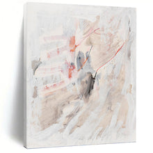 Load image into Gallery viewer, “Soft Tones Abstract” - Minimalist Abstract Art on Canvas DKH1530