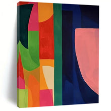 Load image into Gallery viewer, Colorful Geometric Abstract - Great for Playful Kids’ Room & Art Gallery LargeART2369