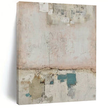 Load image into Gallery viewer, Pastel Textured Abstract Art for Bohemian - style Bedroom & Light - filled Art Café LargeART0954