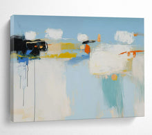Load image into Gallery viewer, Hand - painted Substantial Colorful Abstract Minimalist Scene Acrylic Art for Modern Home Offices LargeART1757