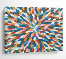Load image into Gallery viewer, Colorful Petal - Shaped Abstract Painting for Bohemian Living Room & Artistic Café DKH121