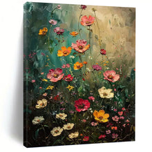 Load image into Gallery viewer, “Wildflower Meadow” - Impressionistic Floral Art on Canvas DKH1554