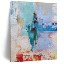 Load image into Gallery viewer, Colorful Abstract Mosaic Painting, Ideal for Eclectic Kitchen & Creative Studio LargeART1390