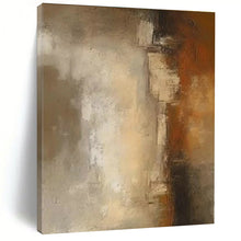 Load image into Gallery viewer, Muted Toned Abstract Layers Acrylic Art - Suited for Minimalist Bedroom & Calming Waiting Room LargeART0599
