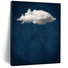 Load image into Gallery viewer, Minimalist White Cloud Abstract Painting, Suited for Modern Nursery & Calming Office Break Area LargeART1918
