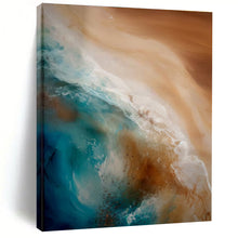 Load image into Gallery viewer, Custom Large Beach Wave Resin - Like Art - Perfect for Coastal Bedroom & Beachfront Café LargeART0765