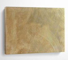 Load image into Gallery viewer, Metallic - Toned Abstract Painting on Canvas: Swirled - Textured Abstraction DKH580