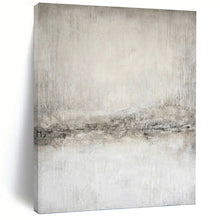 Load image into Gallery viewer, “Concrete Whispers” - Textured Monochrome Art, Great for Office Serenity, Abstract Painting on Canvas DKH1068