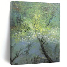 Load image into Gallery viewer, Misty Forest in Green – Abstract Landscape with Soft Textures DTP247
