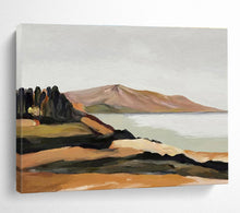 Load image into Gallery viewer, Minimalist Landscape Abstract Painting on Canvas - “Coastal Calm” DKH729