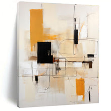 Load image into Gallery viewer, Large - Scale Warm - Toned Geometric Abstract Acrylic Art for Living Room & Office Lounge LargeART0404