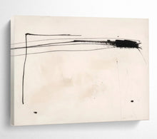 Load image into Gallery viewer, Minimalist Black Ink - like Lines Abstract acrylic painting DLZ057