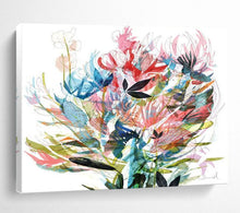 Load image into Gallery viewer, Colorful Floral Abstract Abstract acrylic painting DLZ138