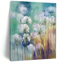 Load image into Gallery viewer, “Soft Floral Abstract” Abstract Painting on Canvas, Feminine Bedroom Decor DKH1032